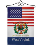 US West Virginia - States Americana Vertical Impressions Decorative Flags HG140600 Made In USA