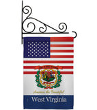 US West Virginia - States Americana Vertical Impressions Decorative Flags HG140600 Made In USA