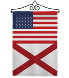 US Alabama - States Americana Vertical Impressions Decorative Flags HG140751 Made In USA