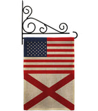 US Alabama - States Americana Vertical Impressions Decorative Flags HG140751 Made In USA