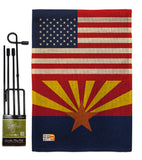 US Arizona - States Americana Vertical Impressions Decorative Flags HG140753 Made In USA