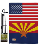 US Arizona - States Americana Vertical Impressions Decorative Flags HG140753 Made In USA