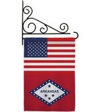 US Arkansas - States Americana Vertical Impressions Decorative Flags HG140754 Made In USA