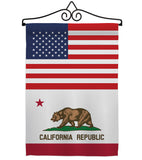 US California - States Americana Vertical Impressions Decorative Flags HG140755 Made In USA