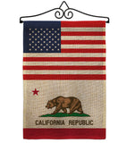 US California - States Americana Vertical Impressions Decorative Flags HG140755 Made In USA