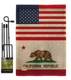 US California - States Americana Vertical Impressions Decorative Flags HG140755 Made In USA