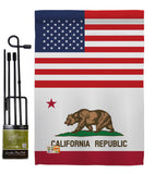 US California - States Americana Vertical Impressions Decorative Flags HG140755 Made In USA