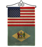 US Delaware - States Americana Vertical Impressions Decorative Flags HG140758 Made In USA