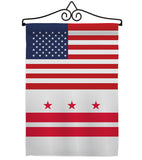 US District of Columbia - States Americana Vertical Impressions Decorative Flags HG140759 Made In USA