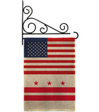 US District of Columbia - States Americana Vertical Impressions Decorative Flags HG140759 Made In USA