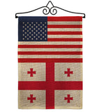 US Georgia - States Americana Vertical Impressions Decorative Flags HG140761 Made In USA