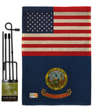 US Idaho - States Americana Vertical Impressions Decorative Flags HG140763 Made In USA