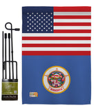 US Minnesota - States Americana Vertical Impressions Decorative Flags HG140774 Made In USA