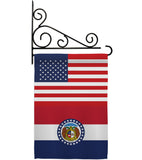 US Missouri - States Americana Vertical Impressions Decorative Flags HG140776 Made In USA