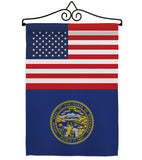 US Nebraska - States Americana Vertical Impressions Decorative Flags HG140780 Made In USA