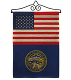 US Nebraska - States Americana Vertical Impressions Decorative Flags HG140780 Made In USA