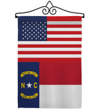 US North Carolina - States Americana Vertical Impressions Decorative Flags HG140788 Made In USA