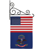 US North Dakota - States Americana Vertical Impressions Decorative Flags HG140789 Made In USA