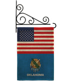 US Oklahoma - States Americana Vertical Impressions Decorative Flags HG140794 Made In USA