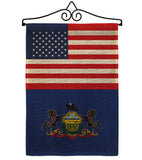 US Pennsylvania - States Americana Vertical Impressions Decorative Flags HG140797 Made In USA