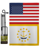 US Rhode Island - States Americana Vertical Impressions Decorative Flags HG140798 Made In USA