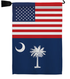 US South Carolina - States Americana Vertical Impressions Decorative Flags HG140799 Made In USA