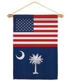 US South Carolina - States Americana Vertical Impressions Decorative Flags HG140799 Made In USA