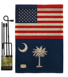 US South Carolina - States Americana Vertical Impressions Decorative Flags HG140799 Made In USA