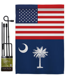 US South Carolina - States Americana Vertical Impressions Decorative Flags HG140799 Made In USA