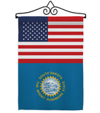 US South Dakota - States Americana Vertical Impressions Decorative Flags HG140800 Made In USA