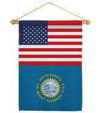 US South Dakota - States Americana Vertical Impressions Decorative Flags HG140800 Made In USA