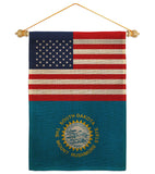 US South Dakota - States Americana Vertical Impressions Decorative Flags HG140800 Made In USA