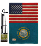 US South Dakota - States Americana Vertical Impressions Decorative Flags HG140800 Made In USA