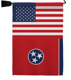 US Tennessee - States Americana Vertical Impressions Decorative Flags HG140802 Made In USA