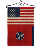 US Tennessee - States Americana Vertical Impressions Decorative Flags HG140802 Made In USA