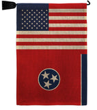 US Tennessee - States Americana Vertical Impressions Decorative Flags HG140802 Made In USA