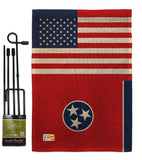 US Tennessee - States Americana Vertical Impressions Decorative Flags HG140802 Made In USA