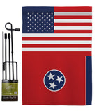 US Tennessee - States Americana Vertical Impressions Decorative Flags HG140802 Made In USA