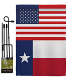 US Texas - States Americana Vertical Impressions Decorative Flags HG140804 Made In USA