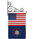 US Utah - States Americana Vertical Impressions Decorative Flags HG140805 Made In USA