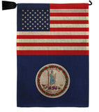 US Virginia - States Americana Vertical Impressions Decorative Flags HG140809 Made In USA