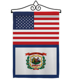 US West Virginia - States Americana Vertical Impressions Decorative Flags HG140811 Made In USA