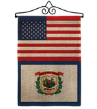 US West Virginia - States Americana Vertical Impressions Decorative Flags HG140811 Made In USA