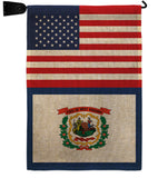 US West Virginia - States Americana Vertical Impressions Decorative Flags HG140811 Made In USA