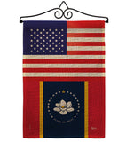 Mississippi US - States Americana Vertical Impressions Decorative Flags HG140909 Made In USA