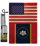Mississippi US - States Americana Vertical Impressions Decorative Flags HG140909 Made In USA