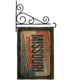 Missouri Vintage - States Americana Vertical Impressions Decorative Flags HG140970 Made In USA