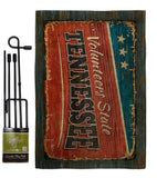 Tennessee Vintage - States Americana Vertical Impressions Decorative Flags HG140987 Made In USA