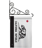 Black & White California - States Americana Vertical Impressions Decorative Flags HG140998 Made In USA