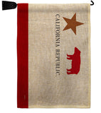 First Bear Flag - States Americana Impressions Decorative Flags HG141190 Made In USA